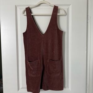 Marine Layer Mille Shift Dress - Deep Mahogany